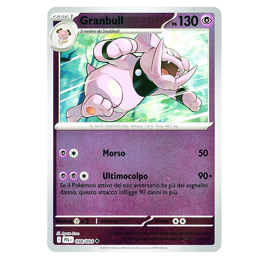 038-094 Granbull - Non Comune Reverse (IT)