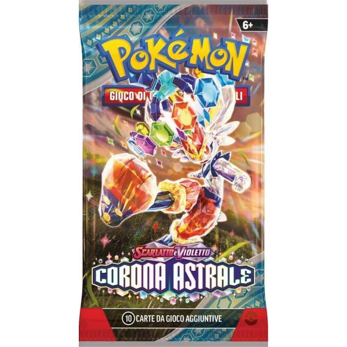 Pokemon Buste Scarlatto e Violetto - Corona Astrale Bustina (10Carte) ITA