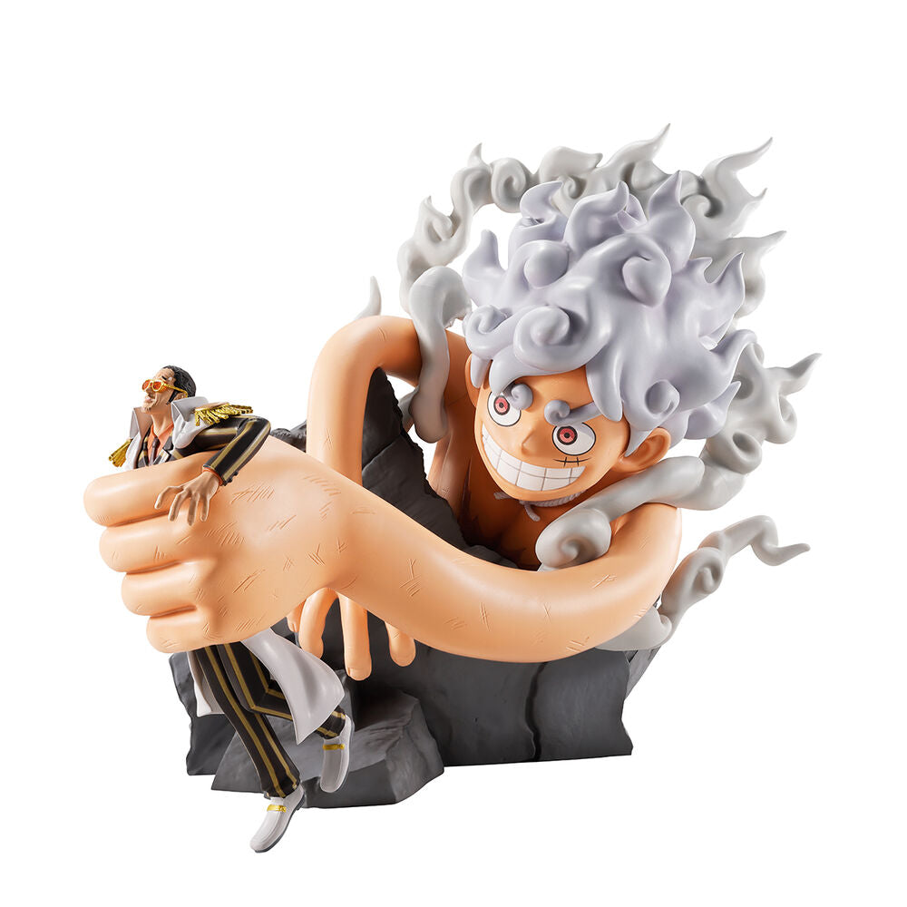 Ichibansho One Piece -  Monkey D Luffy Gear 5 vs Borsalino 22cm