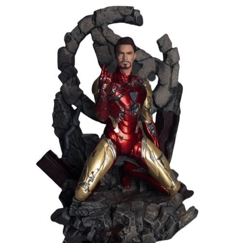 Diorama Stage - Iron Man EndGame 16cm Scatola Danneggiata