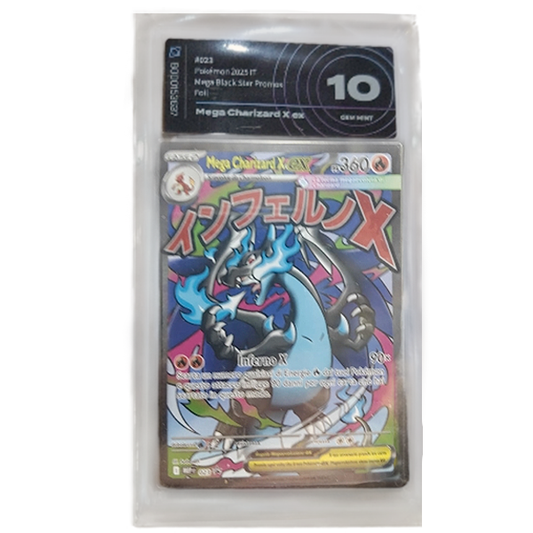 228-197 Charizard Ex - Illustrazione Rara Gradata 10 (IT)