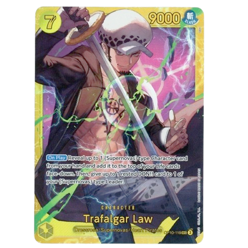 OP10-119  Trafalgar Law - Rara Segreta (ENG)