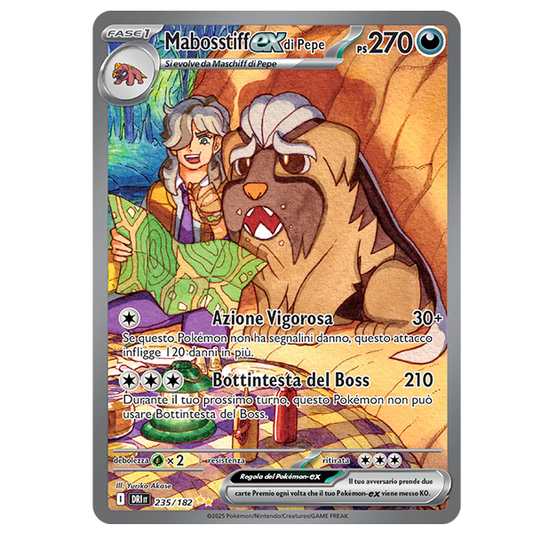 235-182 Mabosstiff EX di Pepe - Illustrazione Rara Segreta (ITA)