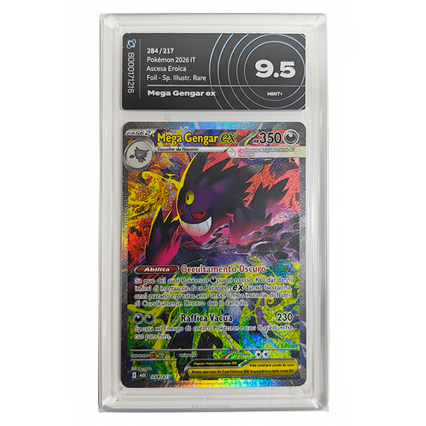 284-217 Mega Gengar EX  - Illustrazione Rara Segreta Gradata 9.5 (ITA)
