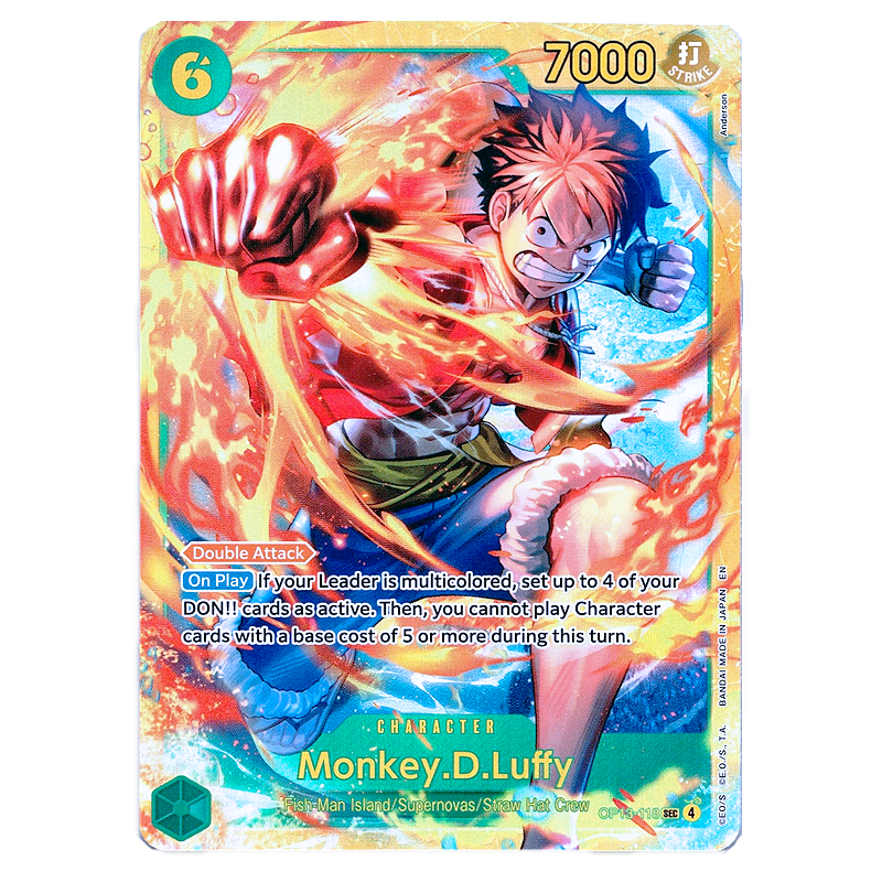 OP13-118 Monkey D Luffy  - Rara Segreta (ENG)