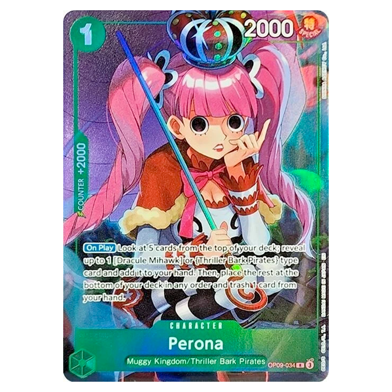 OP09-034 Perona - Promo (ENG)