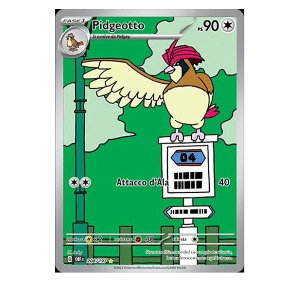 208-197 Pidgeotto - Illustrazione Rara (IT)