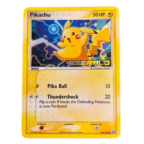 60-106 Pikachu EX Emerald - Rara Holo (ENG)