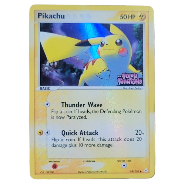 78-110 Pikachu EX  Holon Phantoms  - Rara (ENG)