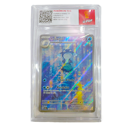 176-165 Poliwhirl - Illustrazione Rara Gradata 9 (IT)