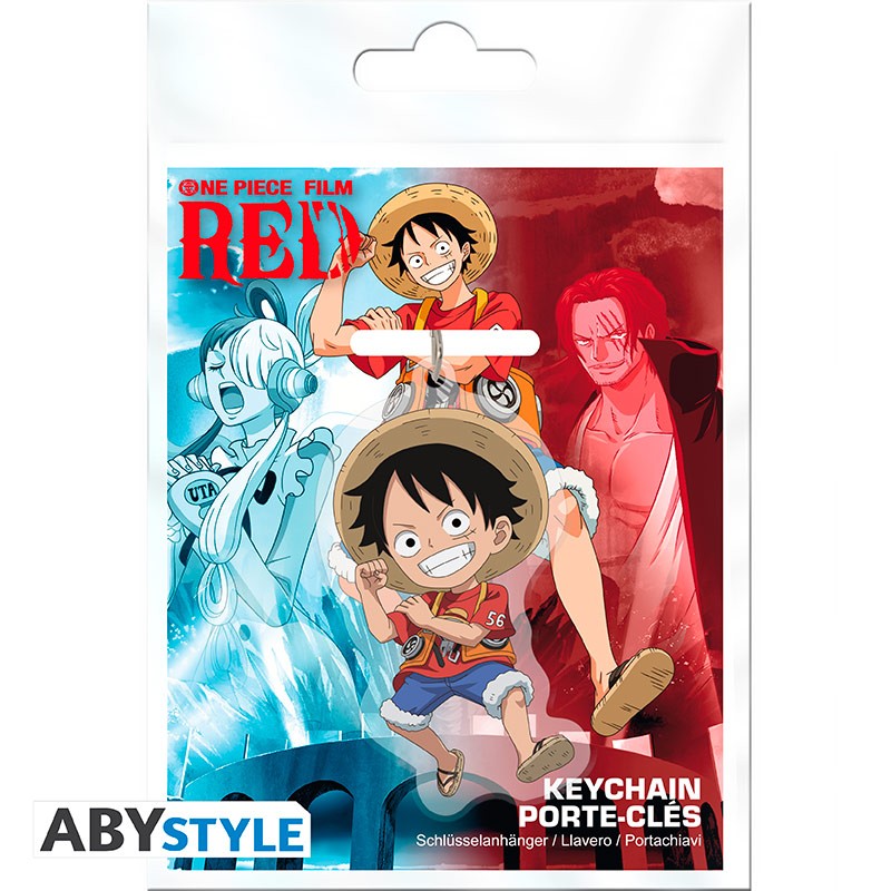 Portachiavi Luffy Red