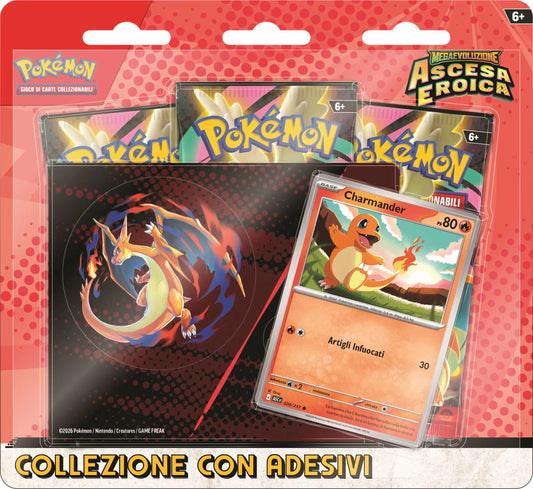 Pokemon Card - Megaevoluzione Ascesa Eroica con adesivo ITA