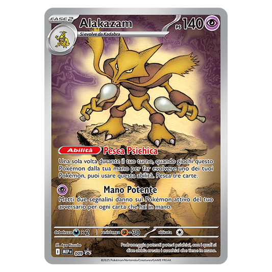 009 Alakazam - Promo Rara (IT)