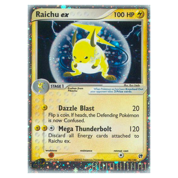 98-100 Raichu EX - Rara Holo (ENG)