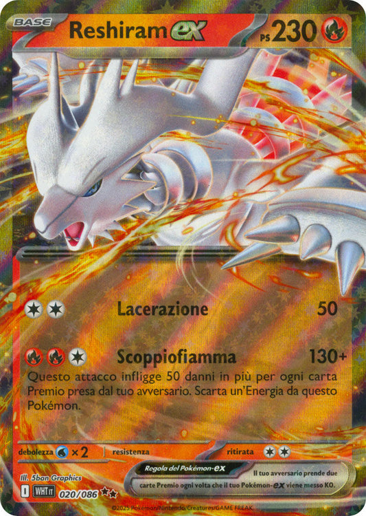 Reshiram Ex - Rara Foil (ITA)