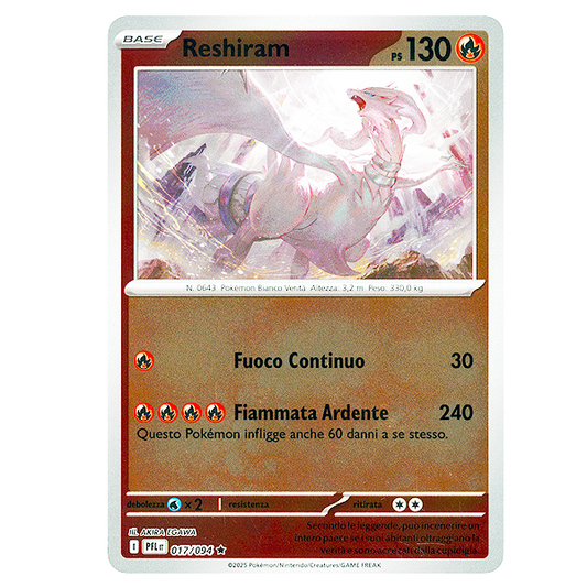 017-094 Reshiram - Rara Reverse (IT)