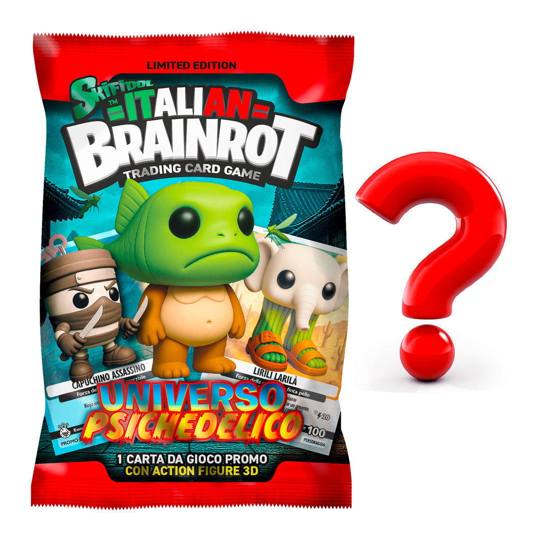 Italian Brainrot - Bustina singola (1 Carta con 1 Action Figure 3D)