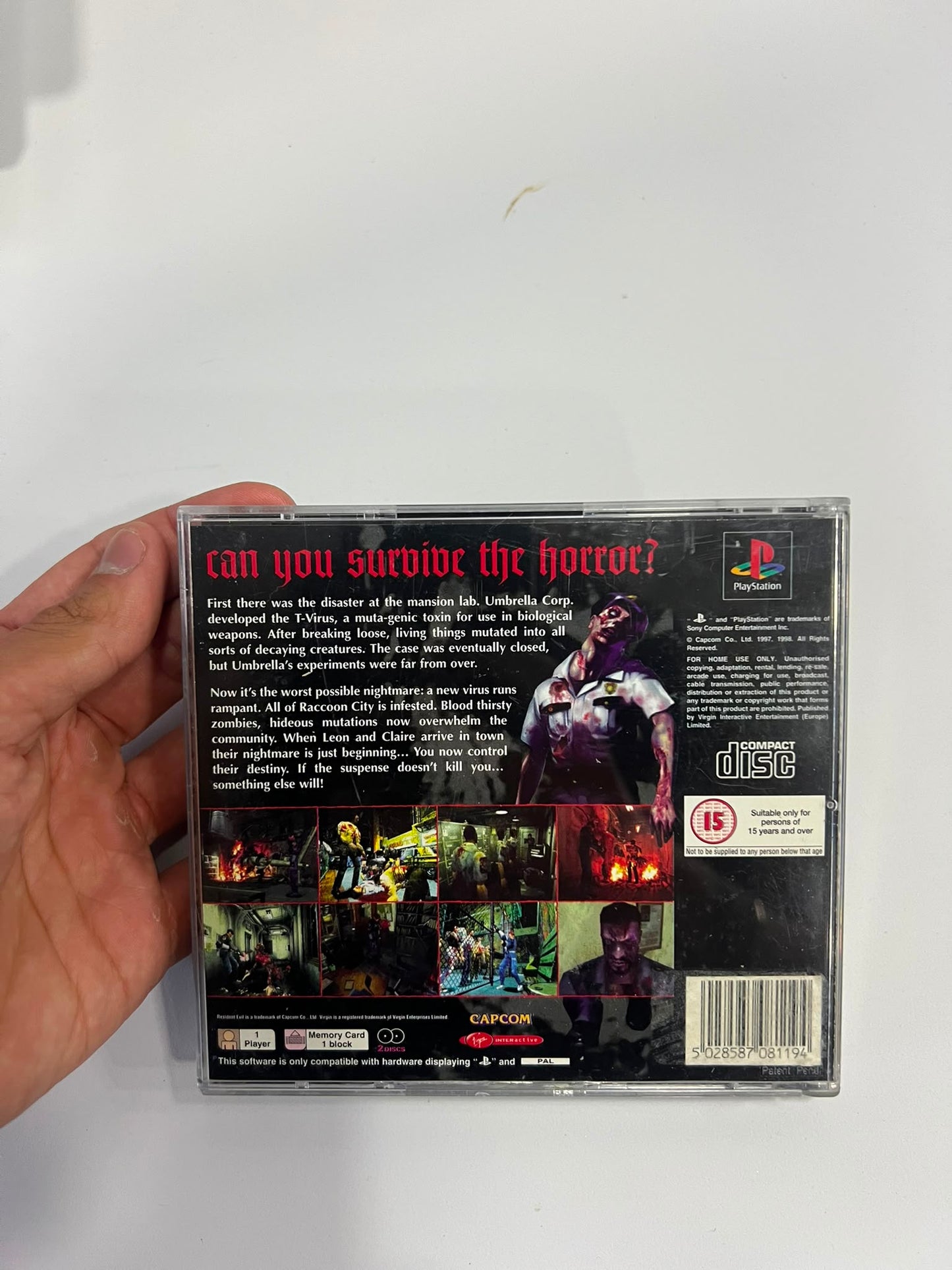 Resident Evil 2 - PlayStation PAL (usato) condizioni 9/10