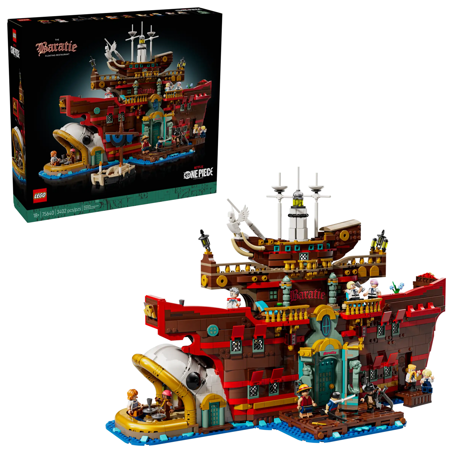 Lego One Piece - Baratie, il ristorante galleggiante