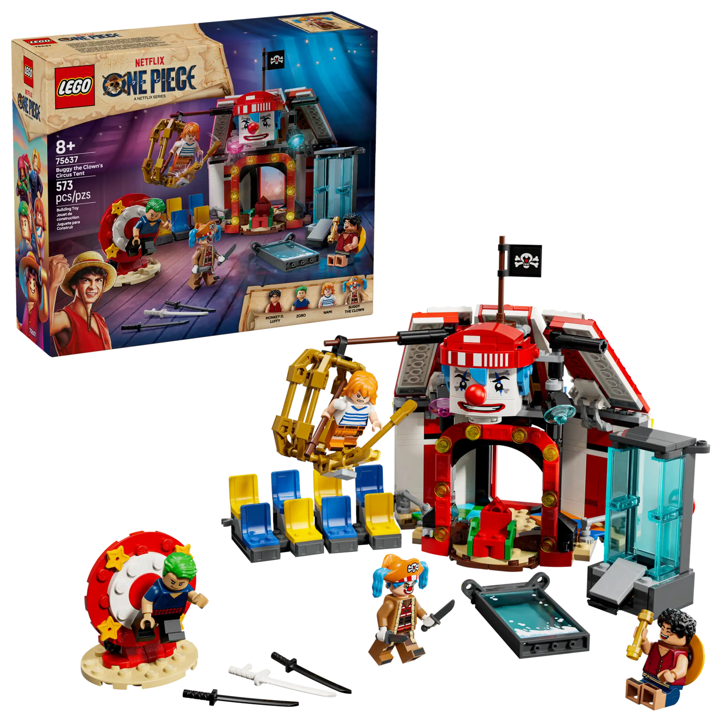 Lego One Piece - La tenda del circo di Bagy il Clown