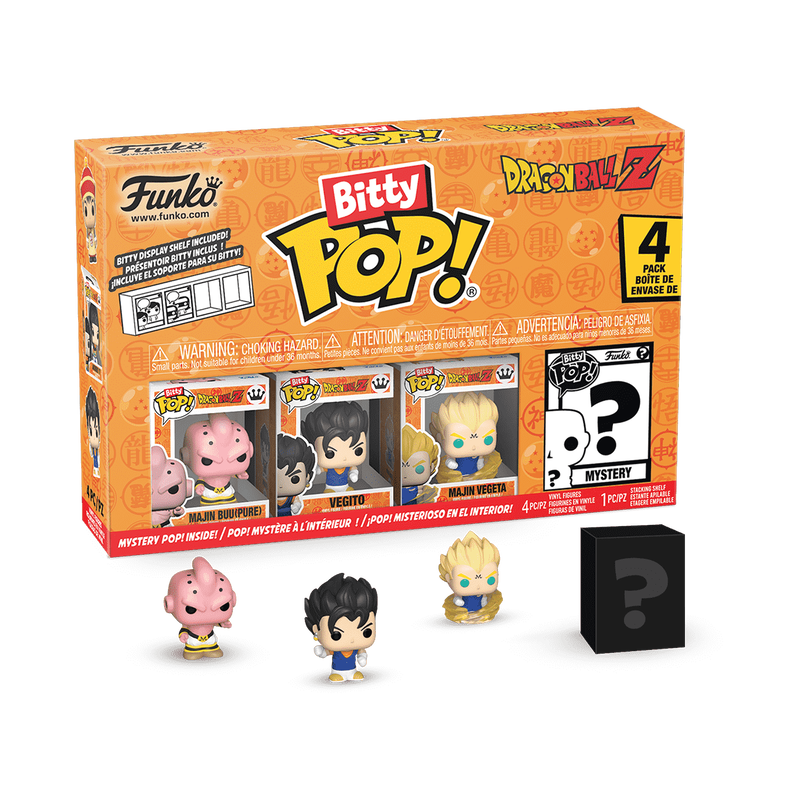 Bitty Pop Dragon Ball: Majin Buu Pure - Vegito - Majin Vegeta