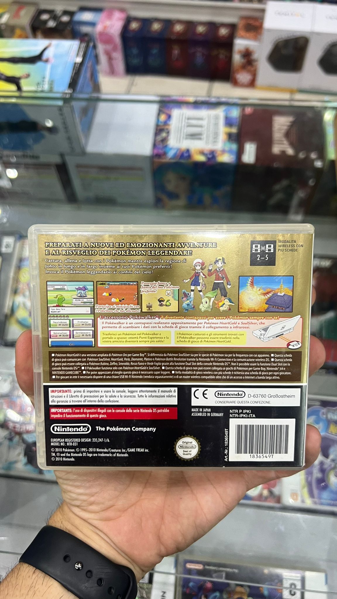 Pokémon Versione Oro HeartGold Standard - Nintendo DS PAL ITA