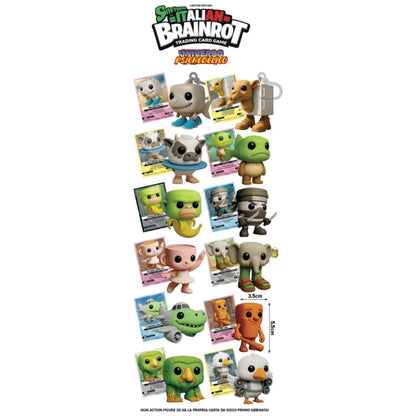 Italian Brainrot - Bustina singola (1 Carta con 1 Action Figure 3D)