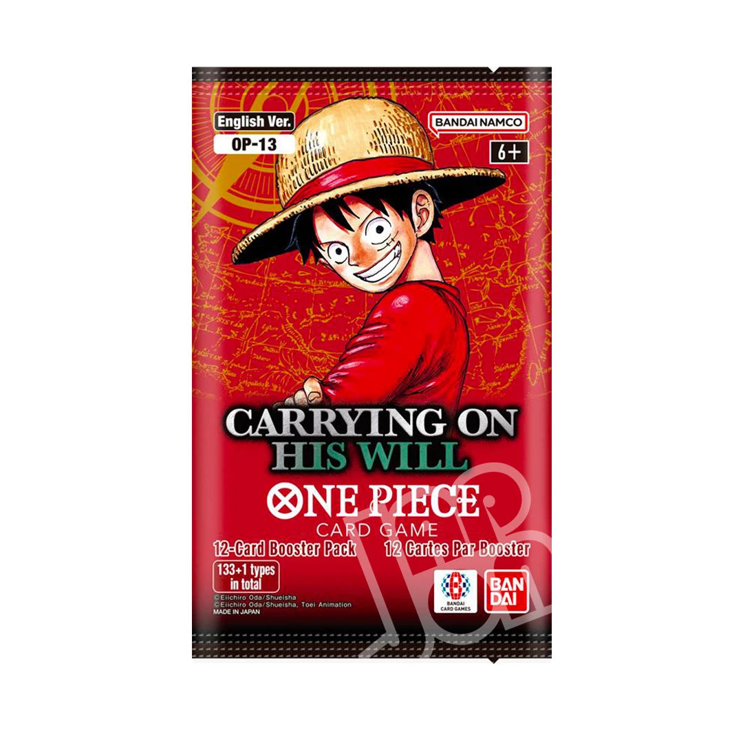 One Piece Card Game - OP-13 - Inherited Will - ENG Bustina (12 Carte)