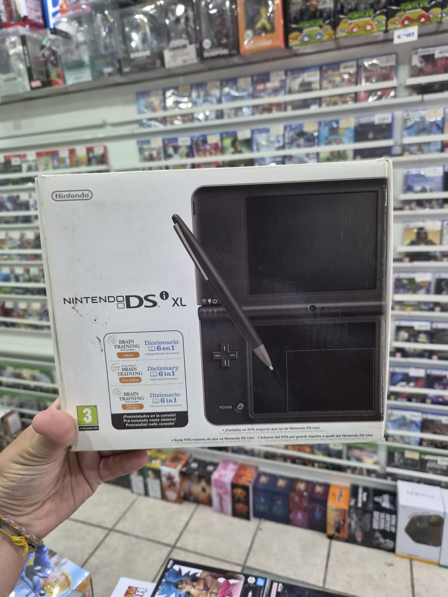 Nintendo DSi XL Rosso (usato) con confezione