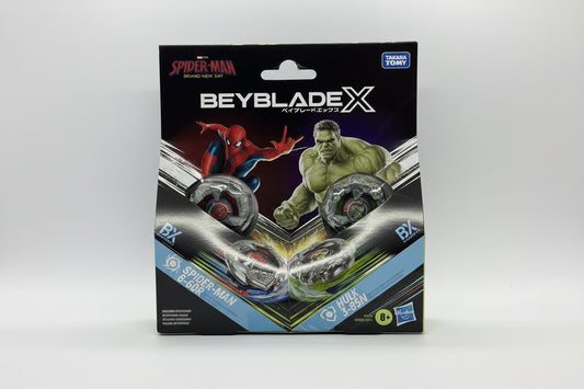 Beyblade X - Spider-Man 6-60R and Hulk 3-85N