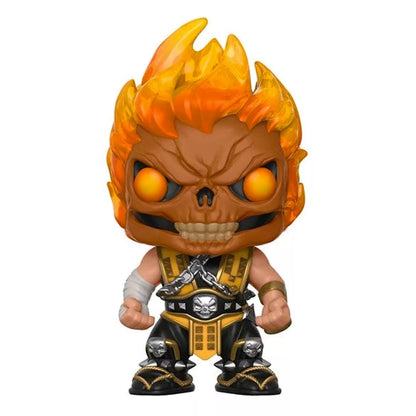 Mortal Kombat - Scorpion Flaming Skull  (255) Exclusive