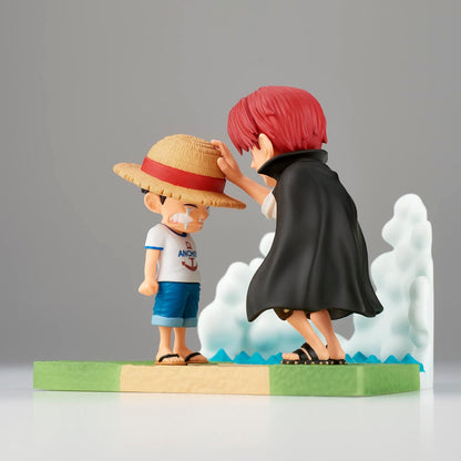One Piece Log Stories - Luffy and Shanks 7Cm
