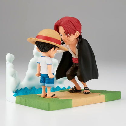 One Piece Log Stories - Luffy and Shanks 7Cm