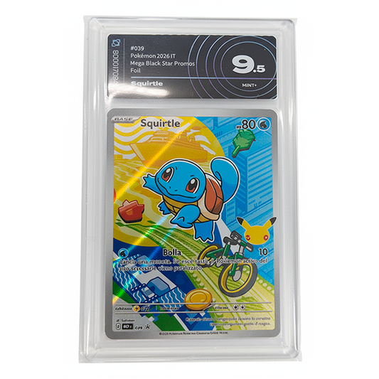 MEP039 Squirtle - Illustrazione Rara Promo Gradata 9.5 (IT)
