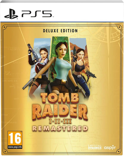 Tomb Raider 1-3 Starring Lara Croft Ps5 Deluxe Edition