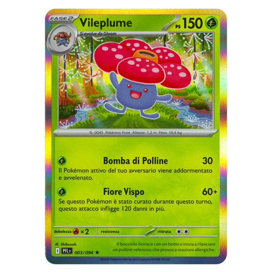 003-094 Vileplume - Rara Holo (IT)