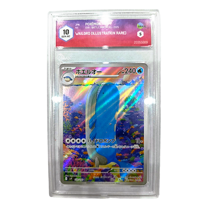 103-100 Wailord - Illustrazione Rara Gradata 10 (JP)