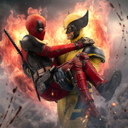 Iron Studios - Deadpool and Wolverine 21 Cm