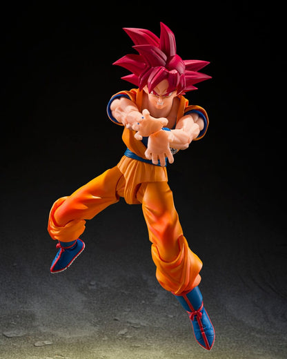 SH Figuarts  - Super Saiyan God Son Goku God Aura 15Cm
