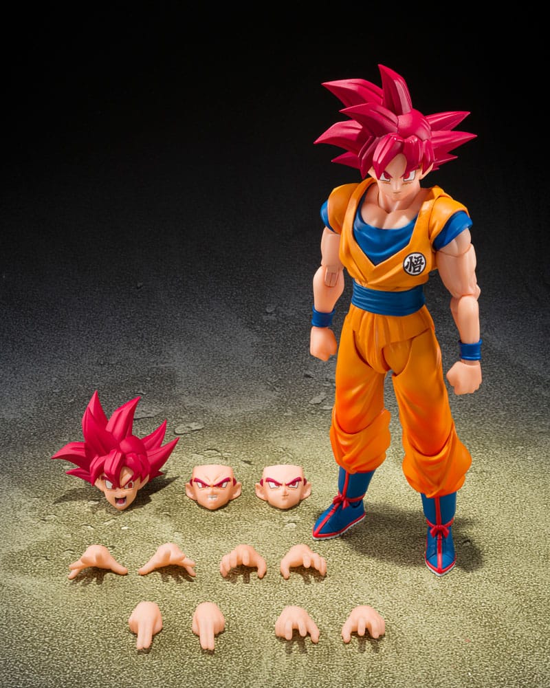 SH Figuarts  - Super Saiyan God Son Goku God Aura 15Cm