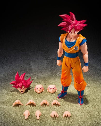 SH Figuarts  - Super Saiyan God Son Goku God Aura 15Cm