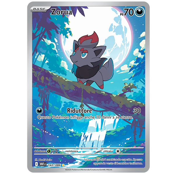 142-086 Zorua - Illustrazione Rara (ITA)