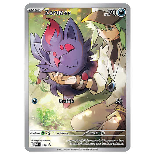 Svp-189 Zorua di N - Promo Illustrazione Rara (IT)