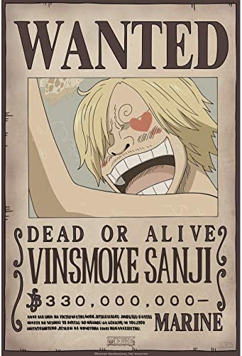 One Piece Taglia Sanji 52x38