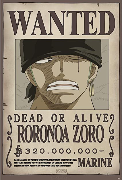 One Piece Taglia Zoro 52x38