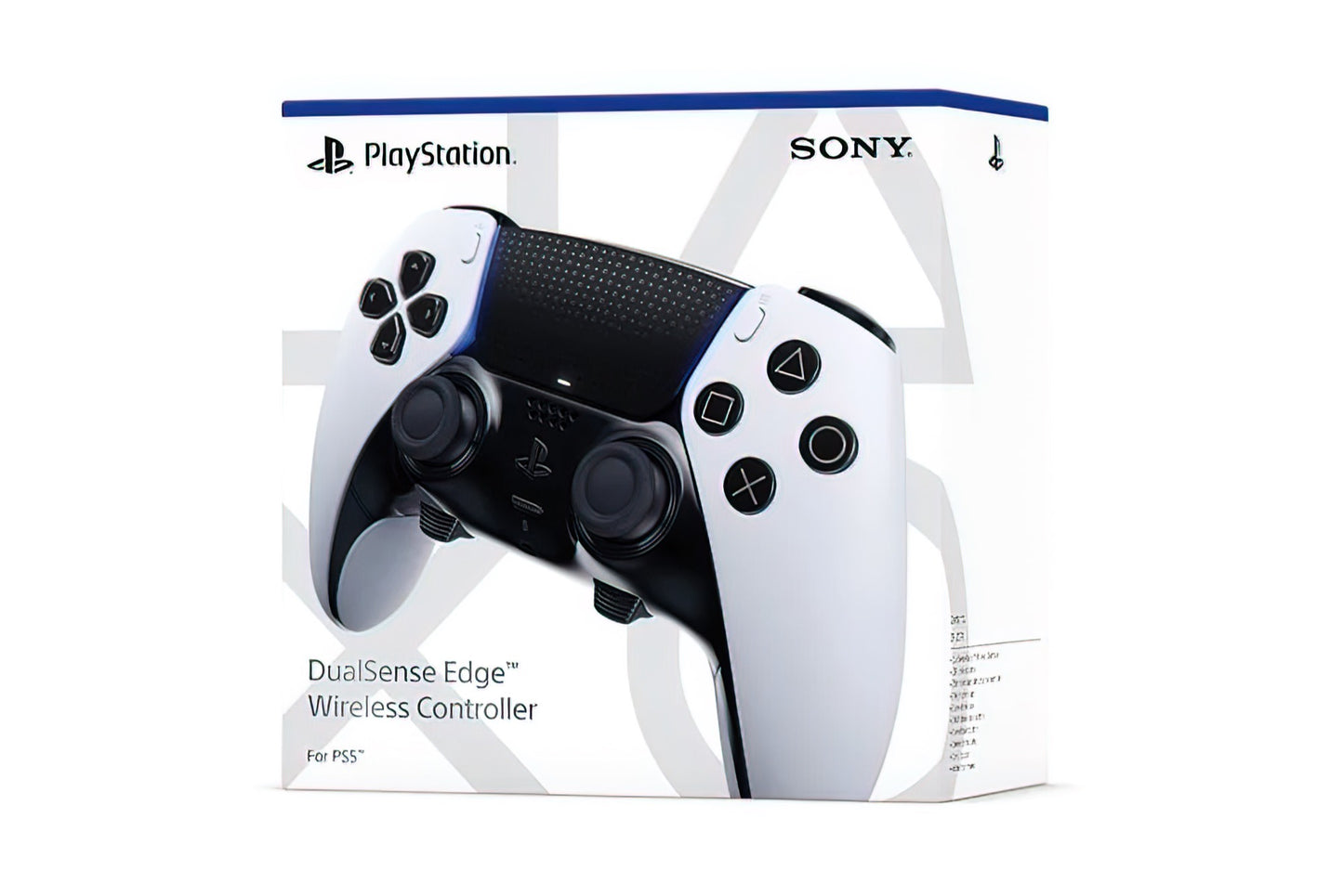 Controller DualSense Edge Ps5 Nero-Bianco