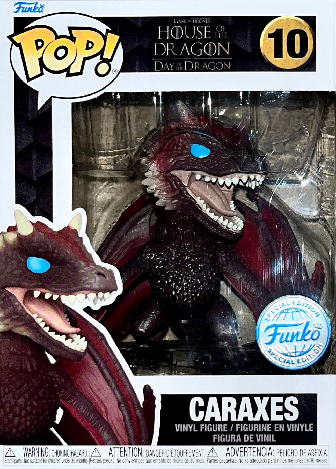FUNKO POP! - House of Dragons #10: Caraxes WB Shop Exclusivo + Protector EUR 73,48 - ES FUNKO POP! - House of Dragons #10: Caraxes WB Shop Exclusivo + Protector EUR 73,48 - ES